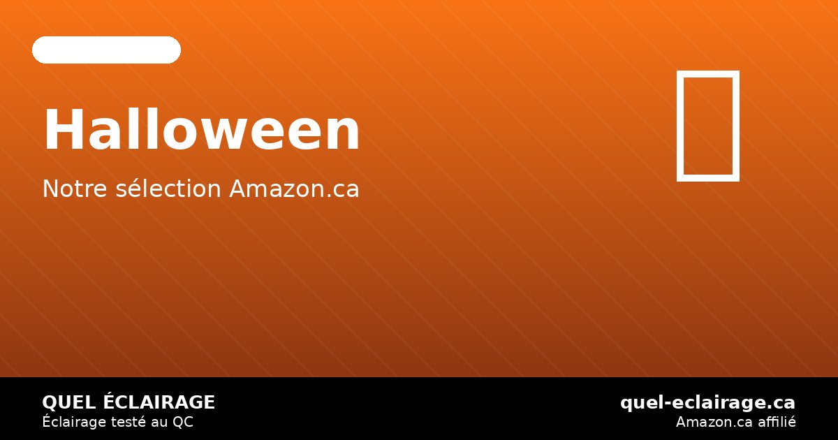 Halloween 2026: éclairage citrouille, LED orange et projections effrayantes — quel-eclairage